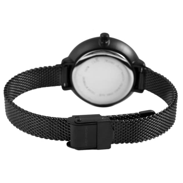 Ur - Ashley - Kvinde - Kasse 32 mm - Sort milanerkæde Svart
