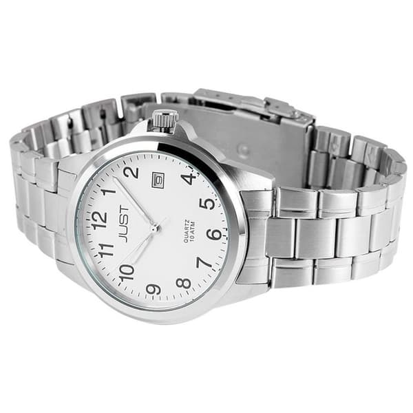 Herreur - JUST - Baroon - Rustfrit stål sølv - 38 mm - Vandtæt 10 ATM Silver