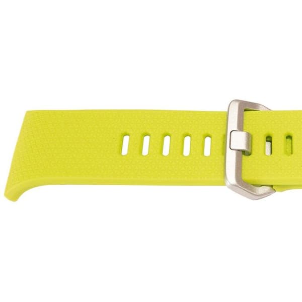 Armband - MY-MONTRE - Fitbit Ionic - Grön Citron - Plast - Borstat stålspänne Grön