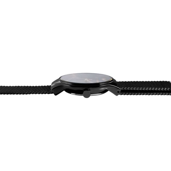 Ur - Magda - Kvinde - Kasse 33 mm - Mesh armbånd i sort stål Svart