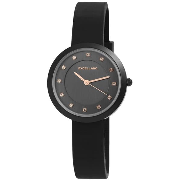 Ur - EXCELLANC - Excellanc - Kvinde - Sort - Kasse 34 mm Svart