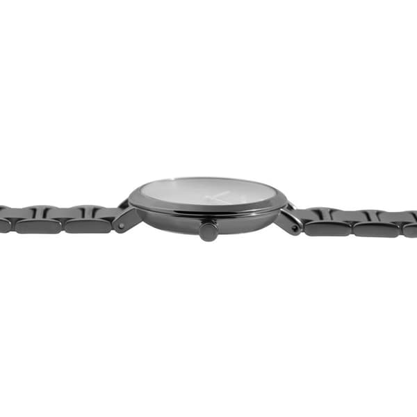 Ur - Alani - Kasse 34 mm - Sort rustfrit stålarmbånd - Quartz bevægelse VJ20 Grå