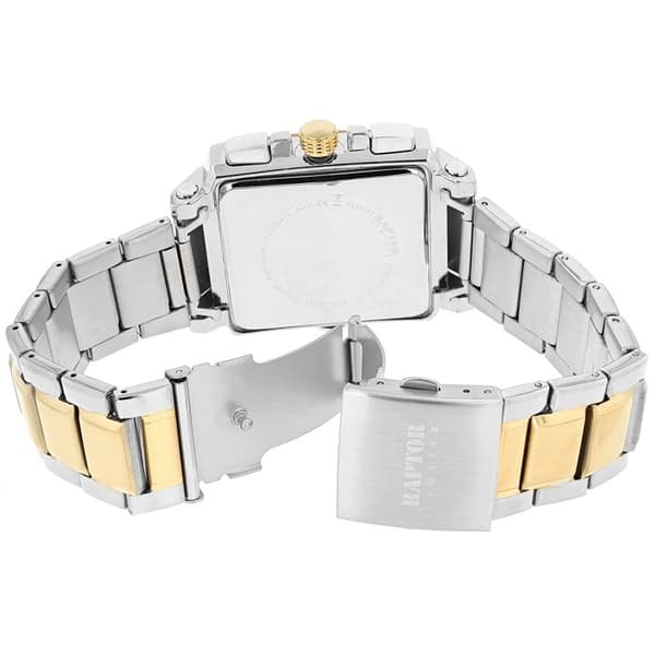 Klocka - Oscar - Rektangulär - Armband i rostfritt stål - Japanskt kvarts VD53 metallisk silvergrå