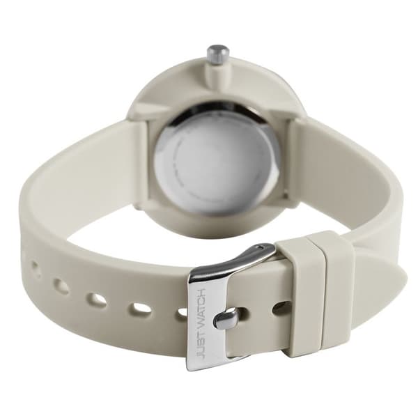Ur - Jola - Kvinde - Kasse 36 mm grå - Silikonearmbånd 16 mm Grå