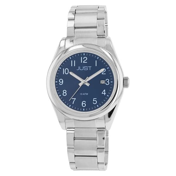 Klocka - Mailo - Rostfritt stål - Blå urtavla - 41 mm Silver