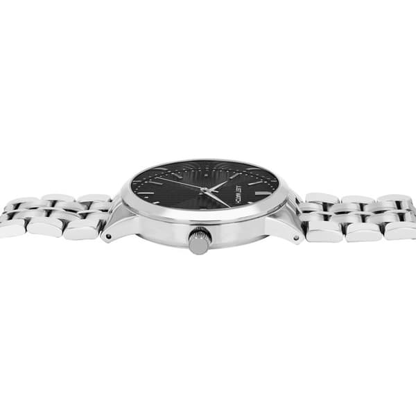Ur - Camillo - Sølvfarvet rustfrit stål - Sort urskive - Quartz Miyota 2035 Silver