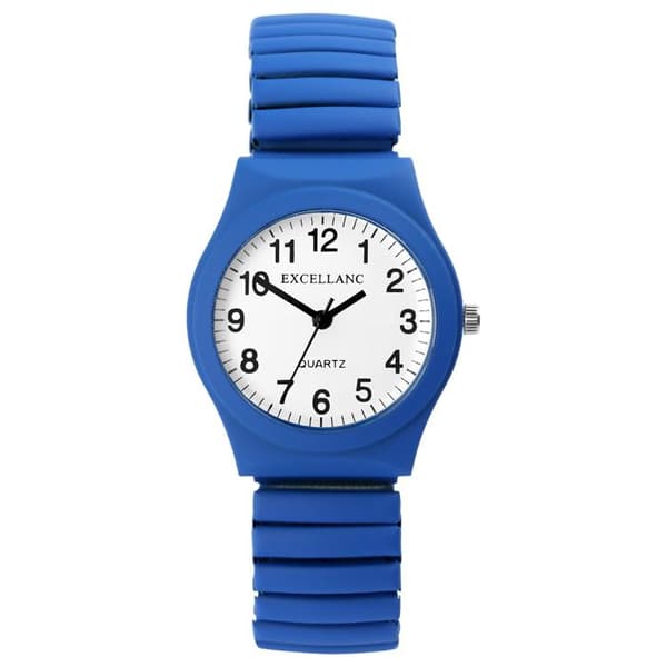 Armbåndsur - EXCELLANC - Excellanc - Kasse 34 mm - Blå rustfrit stål - Kvartsur Blå