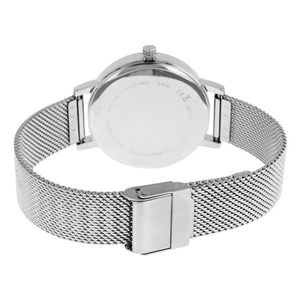 Ur - JUST - Lenox - Rustfrit stål 37 mm - Milanese mesh rem 16 mm - Vandtæthed 5 ATM Silver