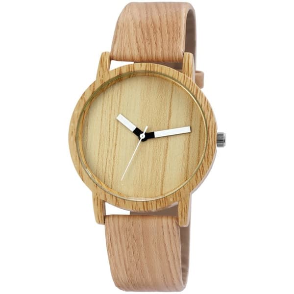 Ur - EXCELLANC - EX0229 - Brun - Rem af kunstlæder 20 mm - Quartz bevægelse Japan PC21 brun