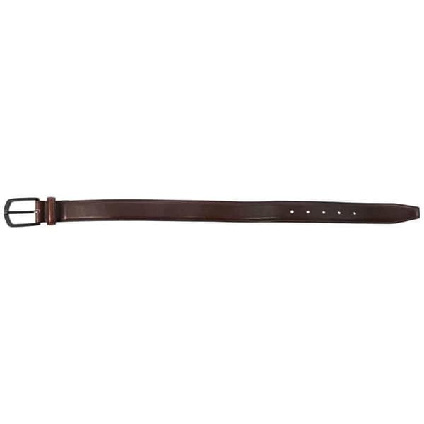 Bälte - LEONARDO VERRELLI - LV0151 - Äkta läder - Brun - Bredd 3,4 cm brun 140 cm