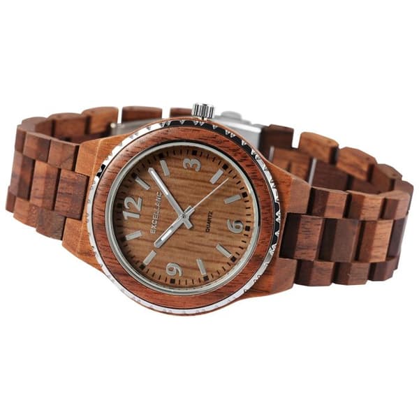 Armbandsur - EXCELLANC - Excellanc - Valnöt - Kvarts - 43 mm brun