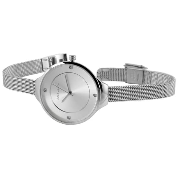 Ur - Evie - Rustfrit stål sølv - Urkasse 32 mm - Milanese mesh rem Silver