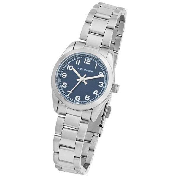 Dameur - Mathilda - Rustfrit stål - Urkasse 28 mm - Blå urskive Silver