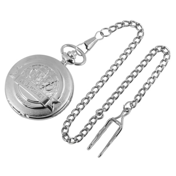 Excellanc Miesten Hopeinen Taskukello Moderni Viehätys Silver