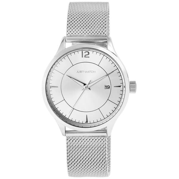 Ur - Phille - Rustfrit stål sølv - Urkasse 42 mm - Milanese mesh rem 20 mm Silver