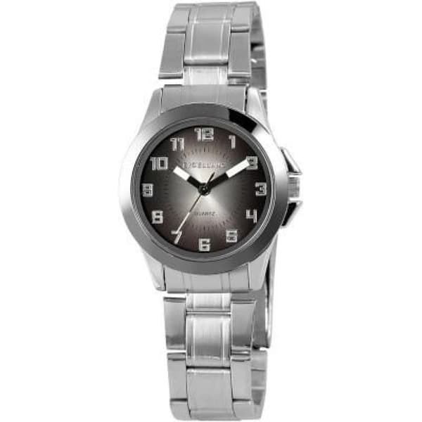 Kello - EXCELLANC - Excellanc - Kotelo 33 mm - Hopeanvärinen ranneke - Musta kellotaulu Silver