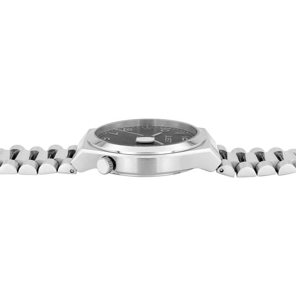 Ur - JUST - Bagge - Rustfrit stål i sølv - Blå urskive - 40 mm Silver