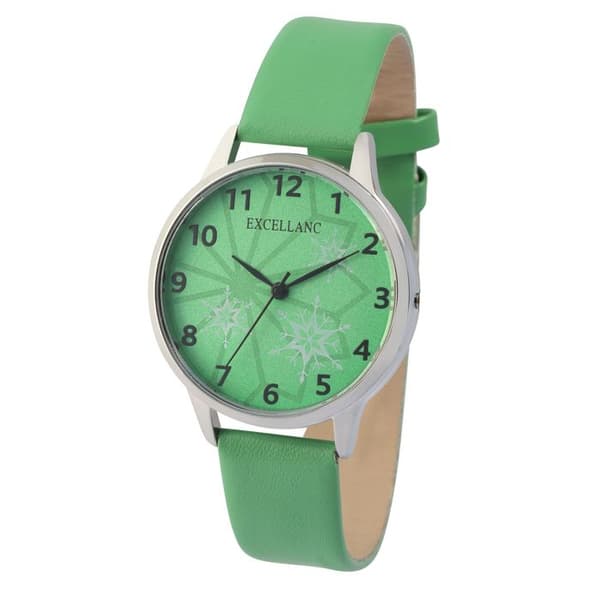 Ur - EXCELLANC - Excellanc Kvinde - Grøn - 36 mm - Armbånd i kunstlæder Grön