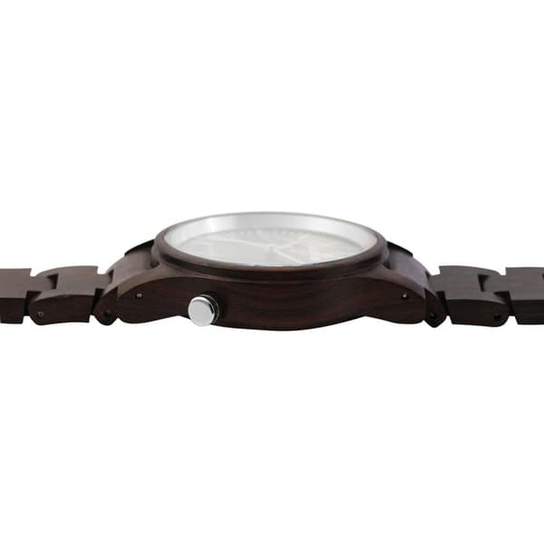 Ur - RAPTOR - Varun - Sandeltræ - Sort/grå marmor urskive - Quartz Miyota 2115 brun