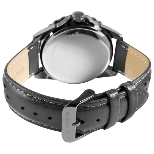 Ur - Elwin - Grå læder - Urkasse 43 mm - Quartz Miyota Grå