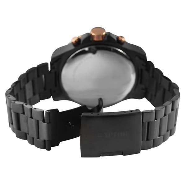 Armbåndsur - RAPTOR - Majid - Chronograf - Sort rustfrit stål - Quartz VD53 Svart