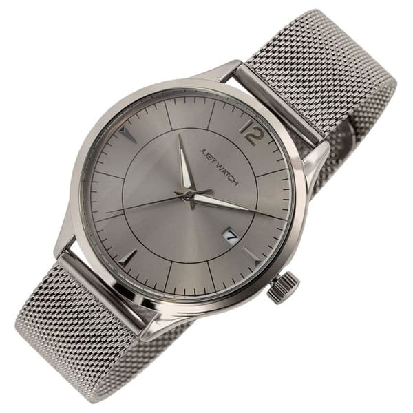 Ur - Phille - Antracit rustfrit stål - Kasse 42 mm - Milanese mesh rem Grå