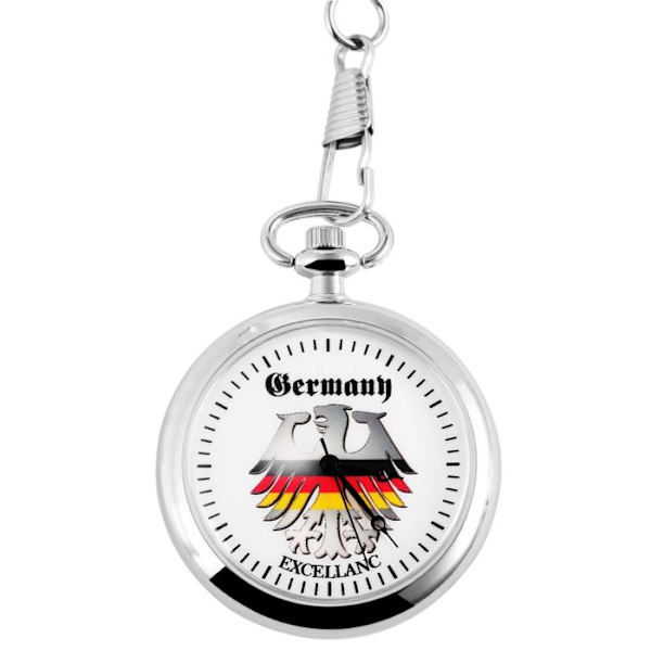 Taskukello - EXCELLANC - TU0003 - Hopea - Kotelo 42 mm - Kvarts Silver