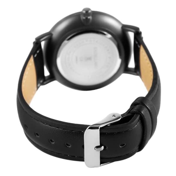 Ur - EXCELLANC - Excellanc - Kasse 40 mm - Rem i sort kunstlæder - Kvartsur Svart