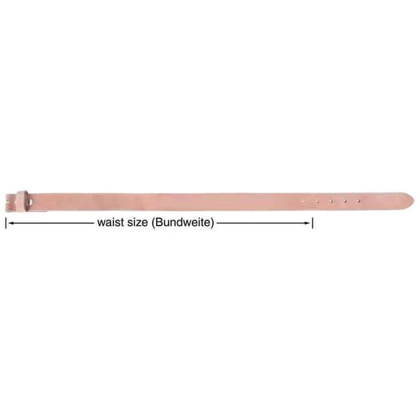 Bælte - LEONARDO VERRELLI - LV0136 - Rosa - Ægte læder - 115 cm Ros 100 cm
