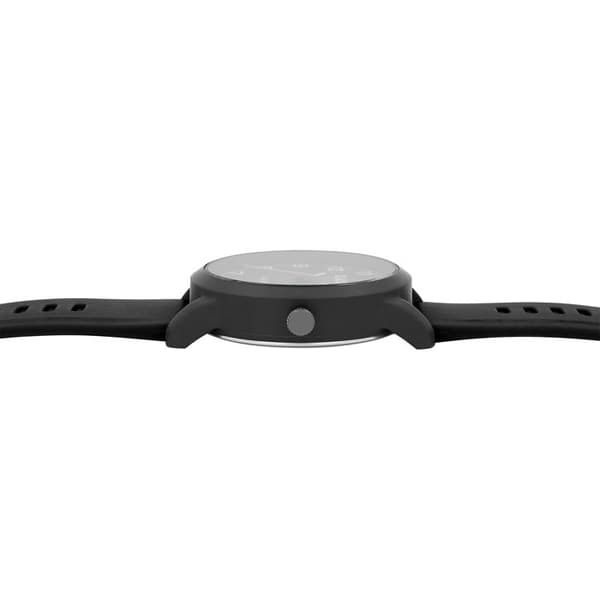 Ur - CLASSIX - Clasixx - Metalhus 43 mm - Sort urskive - Silikonearmbånd 22 mm Svart