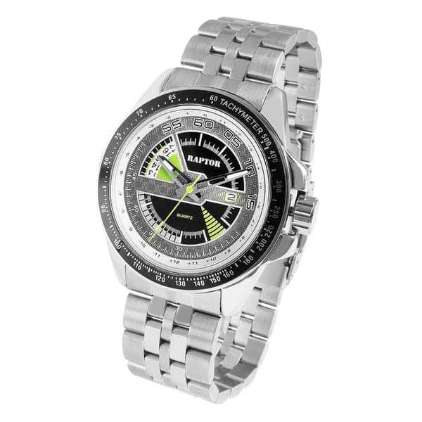 Ur - RAPTOR - Elarian - Rustfrit stål - 43 mm - Vandtæthed 5 ATM Silver