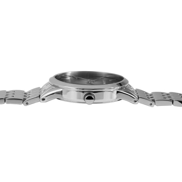 Ur - Kasse - Rustfrit stål - Brun urskive - Quartz Miyota 2035 Silver