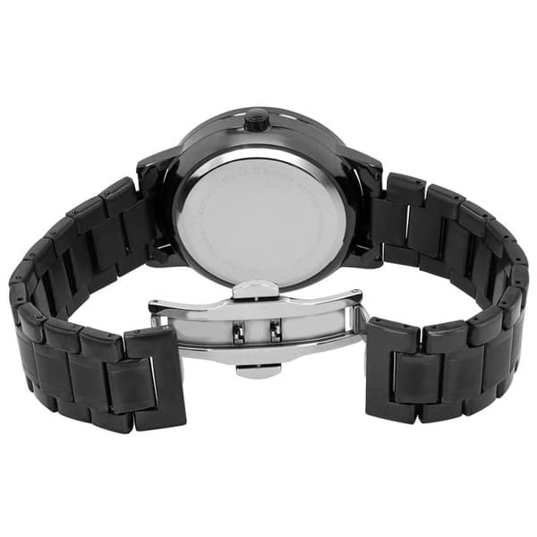 Ur - RAPTOR - Kurt - 42 mm - Sort rustfrit stålarmbånd - Sort/rød urskive Svart