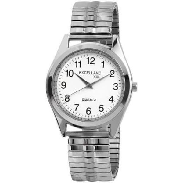 Klocka - EXCELLANC - Excellanc - Silverfärgad - Justerbart armband i rostfritt stål - Kvarts 35 mm Silver