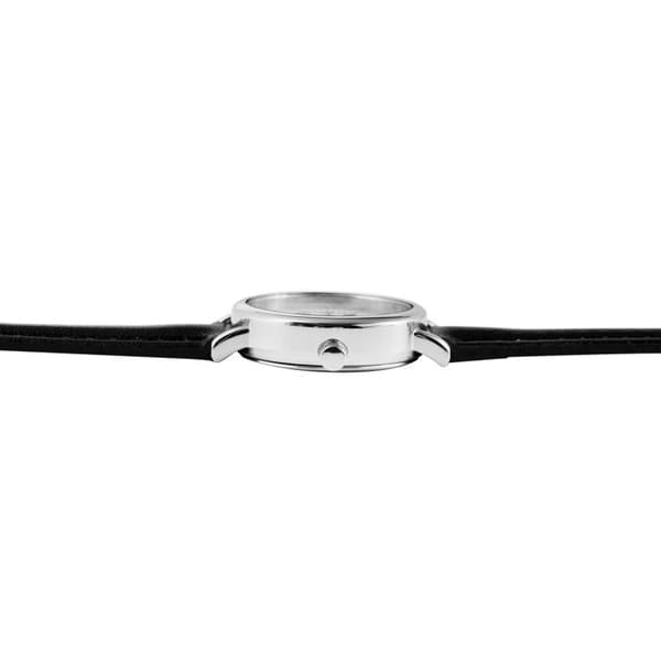 Armbåndsur - EXCELLANC - Excellanc - Kvinde - Oval kasse 23 mm - Sort imiteret læderrem Svart