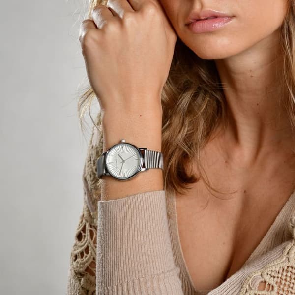 Ur - Shienne - Rustfrit stål - Kasse 34 mm - Quartz Miyota 2035 Silver