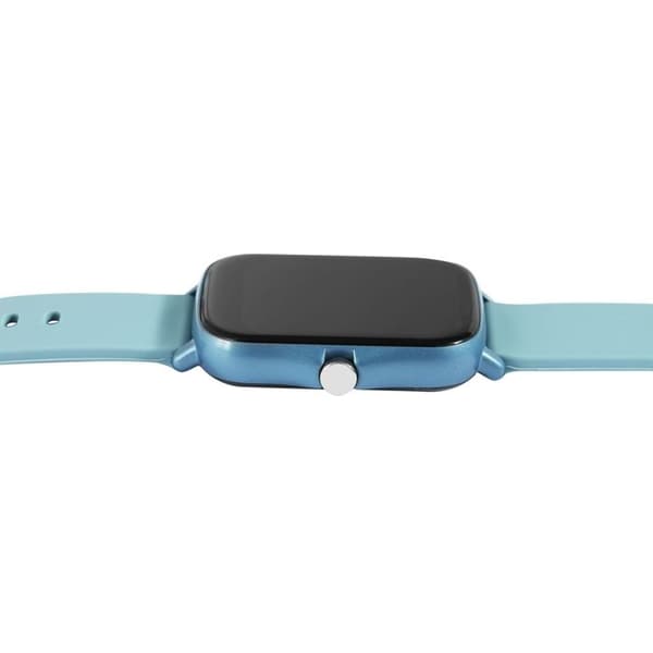 Smartwatch - TIMETECH - Standard model - Blå silikone - 36 mm rektangulært hus - Digital skærm Blå