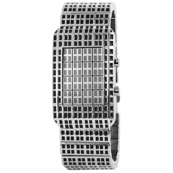 Armbåndsur - NOBLE - Noble - Rektangulær - Kvarts - Stålarmbånd 26 mm grå Grå