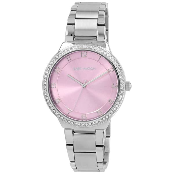Ur - Airi - Rustfrit stål - Rosa urskive - Vandtæthed 5 ATM Silver