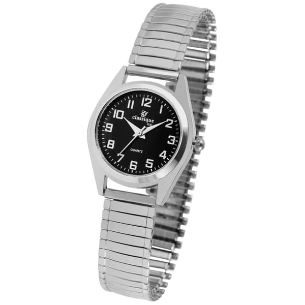 Ur - KLASSISK - Heyo - Kvinde - Kasse 28 mm sølv - Armbånd i strækbart stål Silver