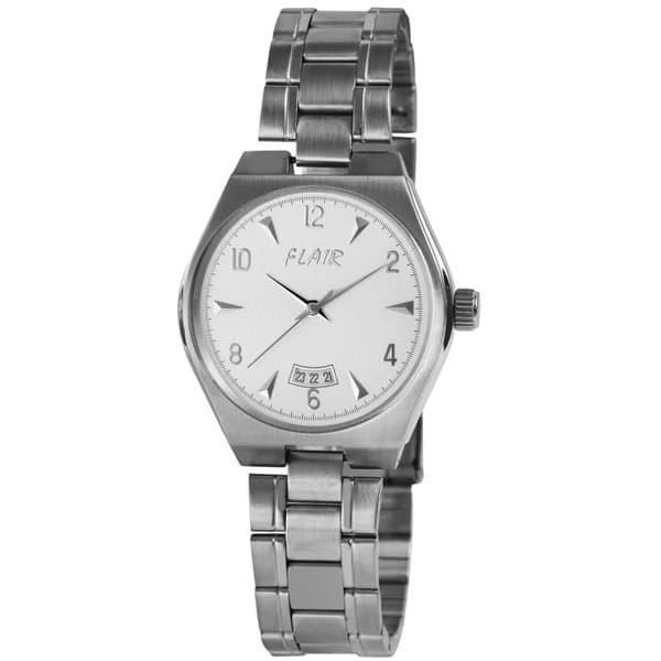 Ur - FLAIR - Flair - Rustfrit stål - 39 mm - Vandtæt 5 ATM Silver