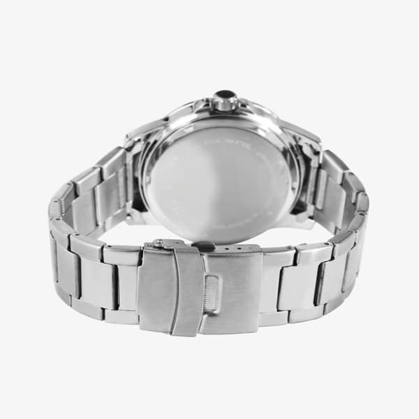 Ur - JUST - Colby - Rustfrit stål 43 mm - Blå urskive - Vandtæt 10 ATM Silver