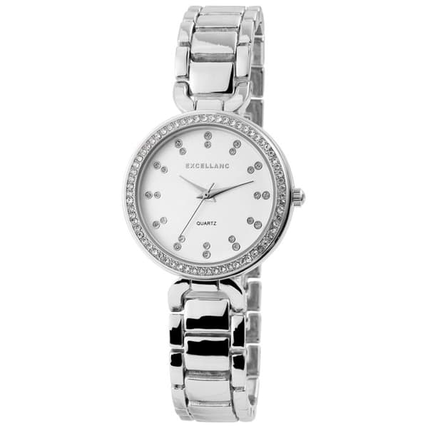 Armbandsur - EXCELLANC - EX0216 - Silverfärgad - Quartz PC21 - Kapsel 35 mm Silver