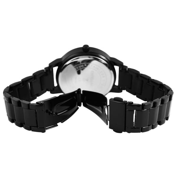 Ur - EXCELLANC - EX0367 - Sort - Kasse 36 mm - Metalrem 16 mm Svart