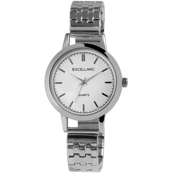 Ur - EXCELLANC - Nayla - Sølvfarvet rustfrit stål - Kasse 35 mm - Quartz bevægelse PC21 Silver