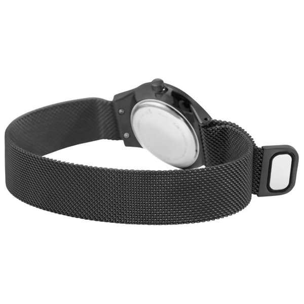 Ur - Magda - Kvinde - Kasse 33 mm - Mesh armbånd i sort stål Svart