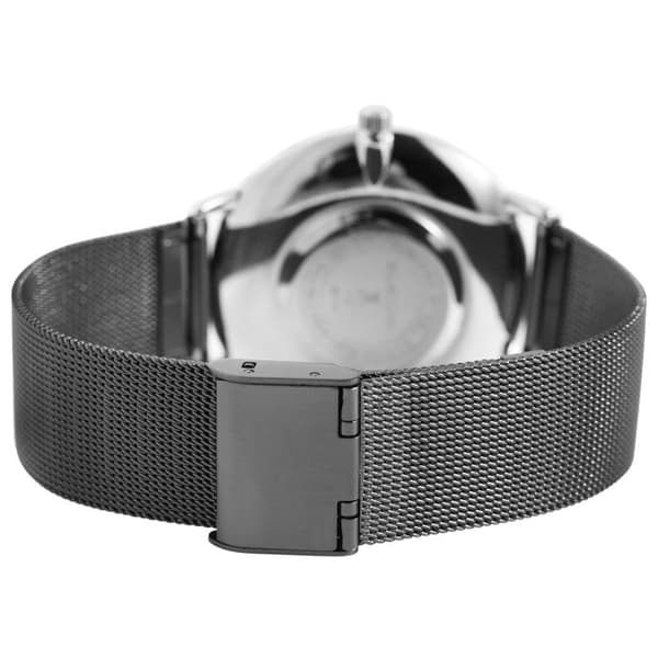 Ur - EXCELLANC - EX0549 - Kasse 38 mm sølv - Stål mesh rem 18 mm - Kvarts Silver