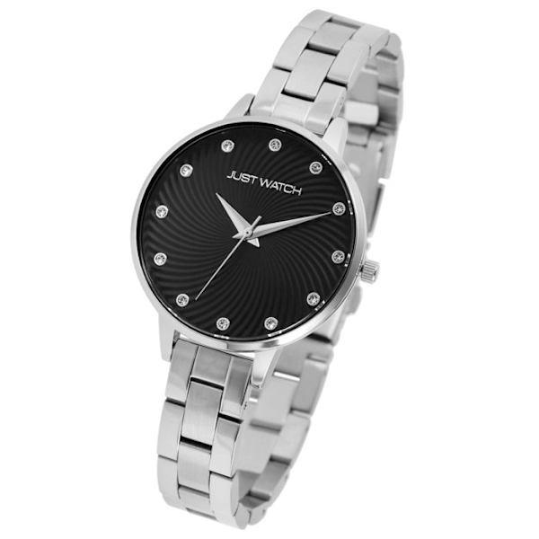 Dameur - Nala - Rustfrit stål - Sort urskive - Quartz Miyota 2035 Silver