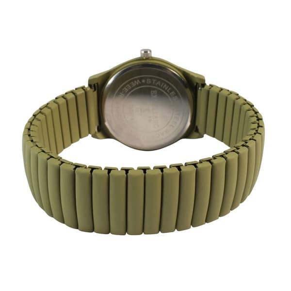 Dameur - EXCELLANC - Excellanc Dame Grøn - Grøn urskive - 34 mm kasse - Elastisk stålarmbånd Grön