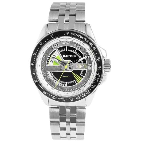 Ur - RAPTOR - Elarian - Rustfrit stål - 43 mm - Vandtæthed 5 ATM Silver